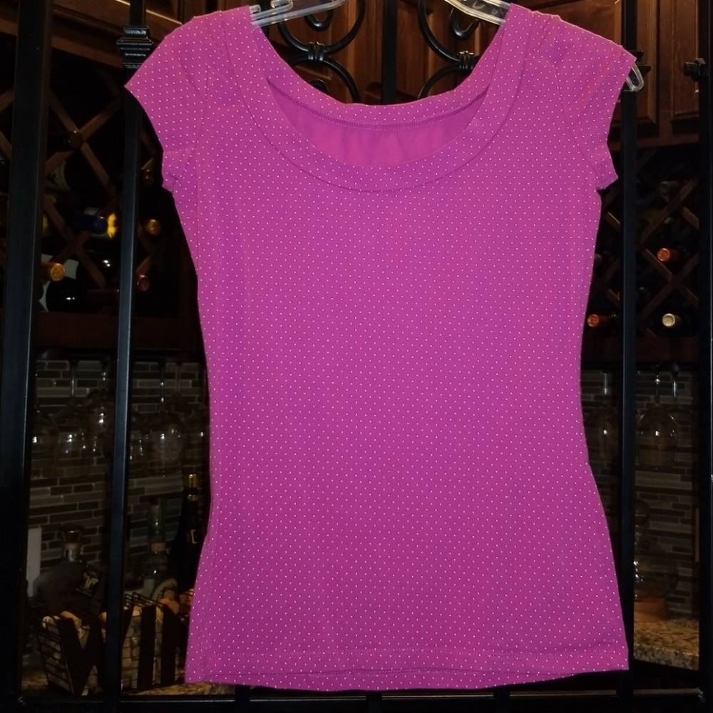 Polka Dot Pink Top